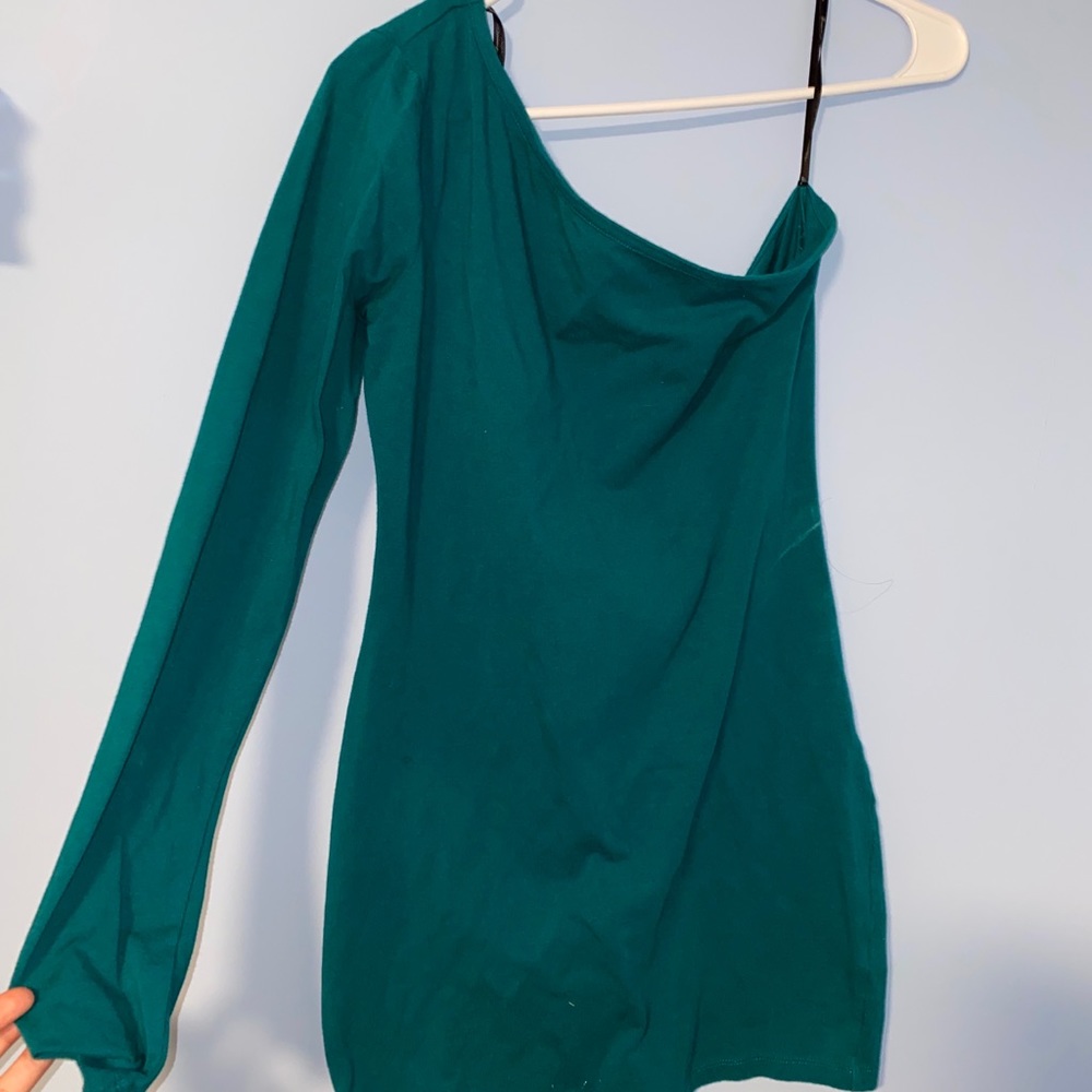 One shoulder mini dress